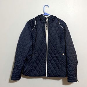 Navy warming jacket